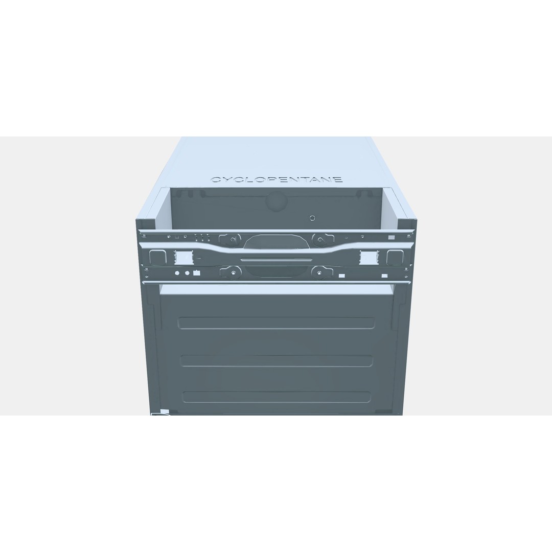 LAGAN Fridge 3D Model – Low Poly Kitchen Appliance, FBX - View 9