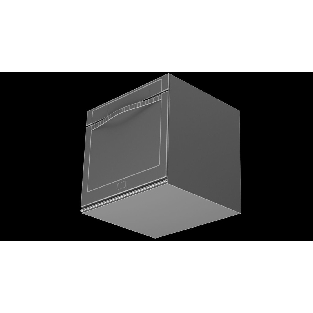 Whirlpool Oven WOS51SC0AS 3D Model – High Poly Kitchen Appliance, FBX