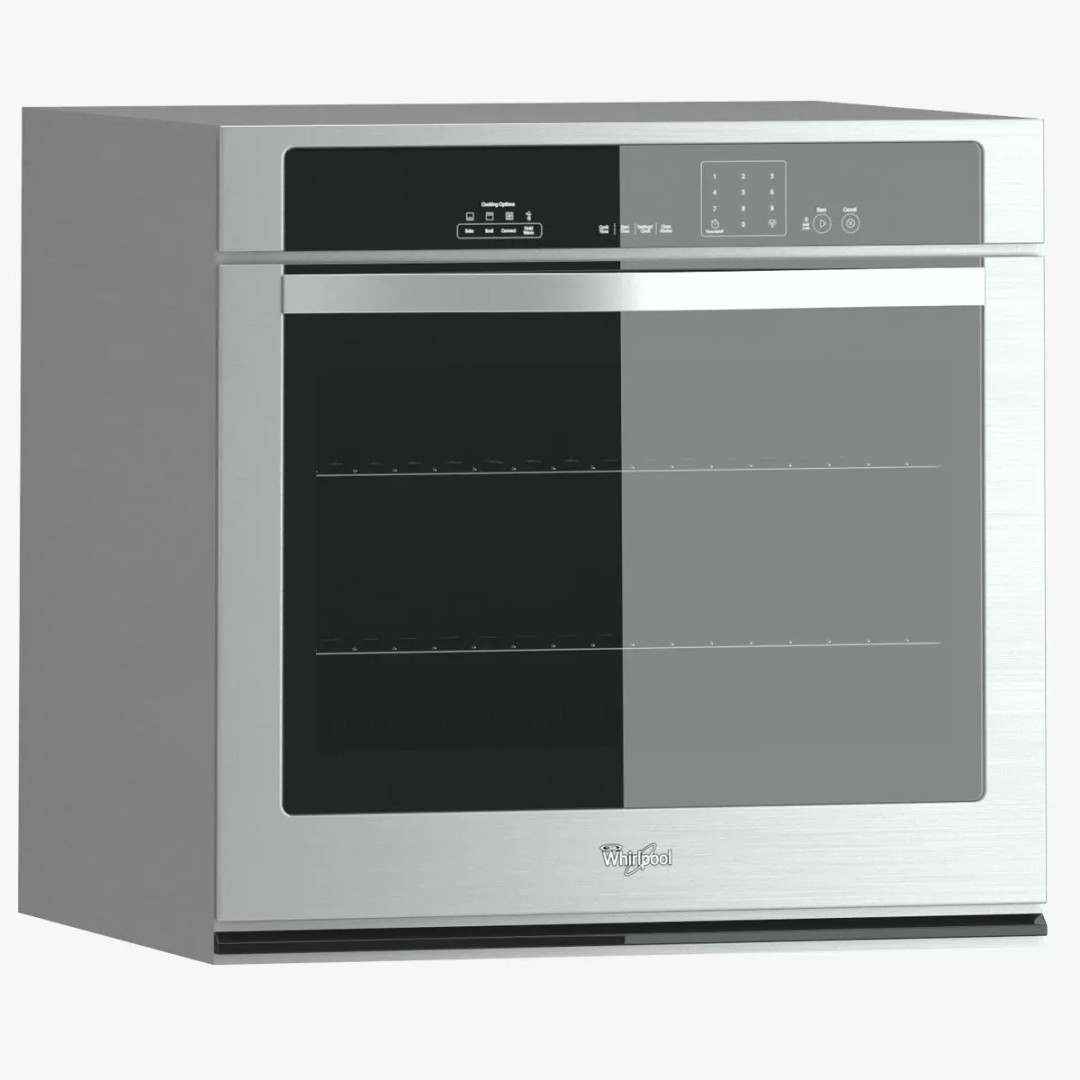 Whirlpool Oven WOS51SC0AS 3D Model – High Poly Kitchen Appliance, FBX - View 2