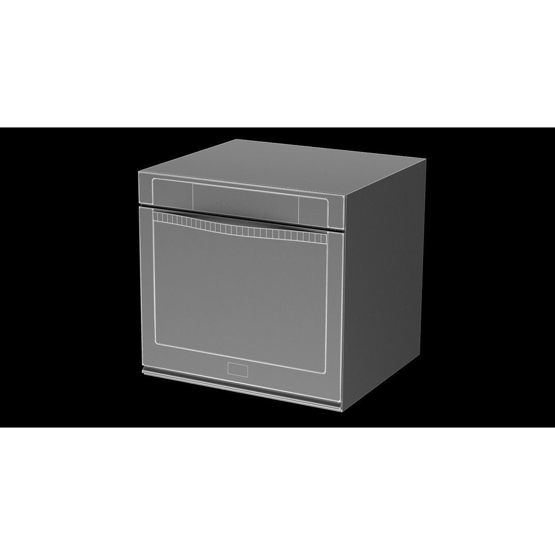 Whirlpool Oven WOS51SC0AS 3D Model – High Poly Kitchen Appliance, FBX - View 7