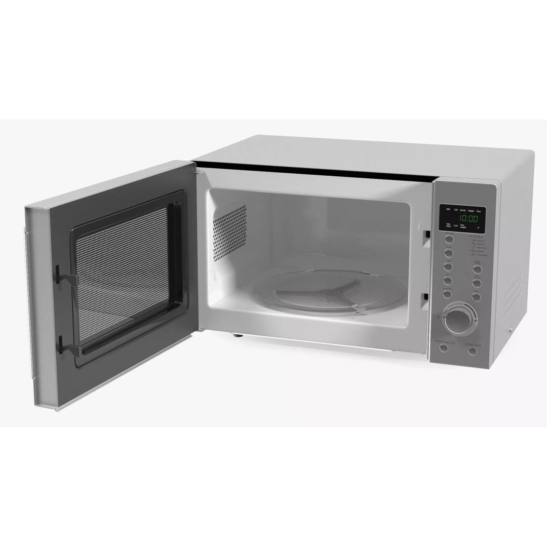 Countertop Microwave Oven 3D Model – High Poly Kitchen Appliance, PBR Textures - View 10