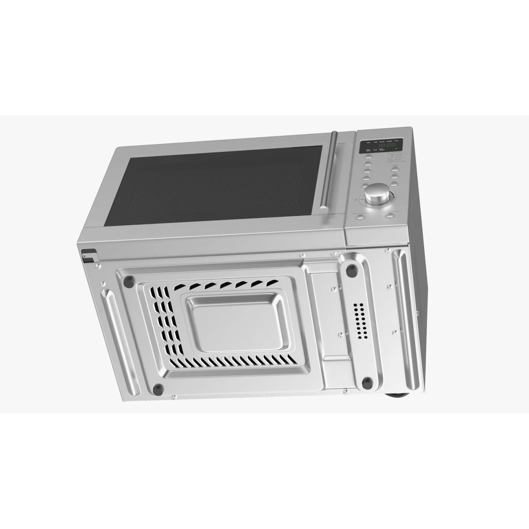 Countertop Microwave Oven 3D Model – High Poly Kitchen Appliance, PBR Textures - View 17