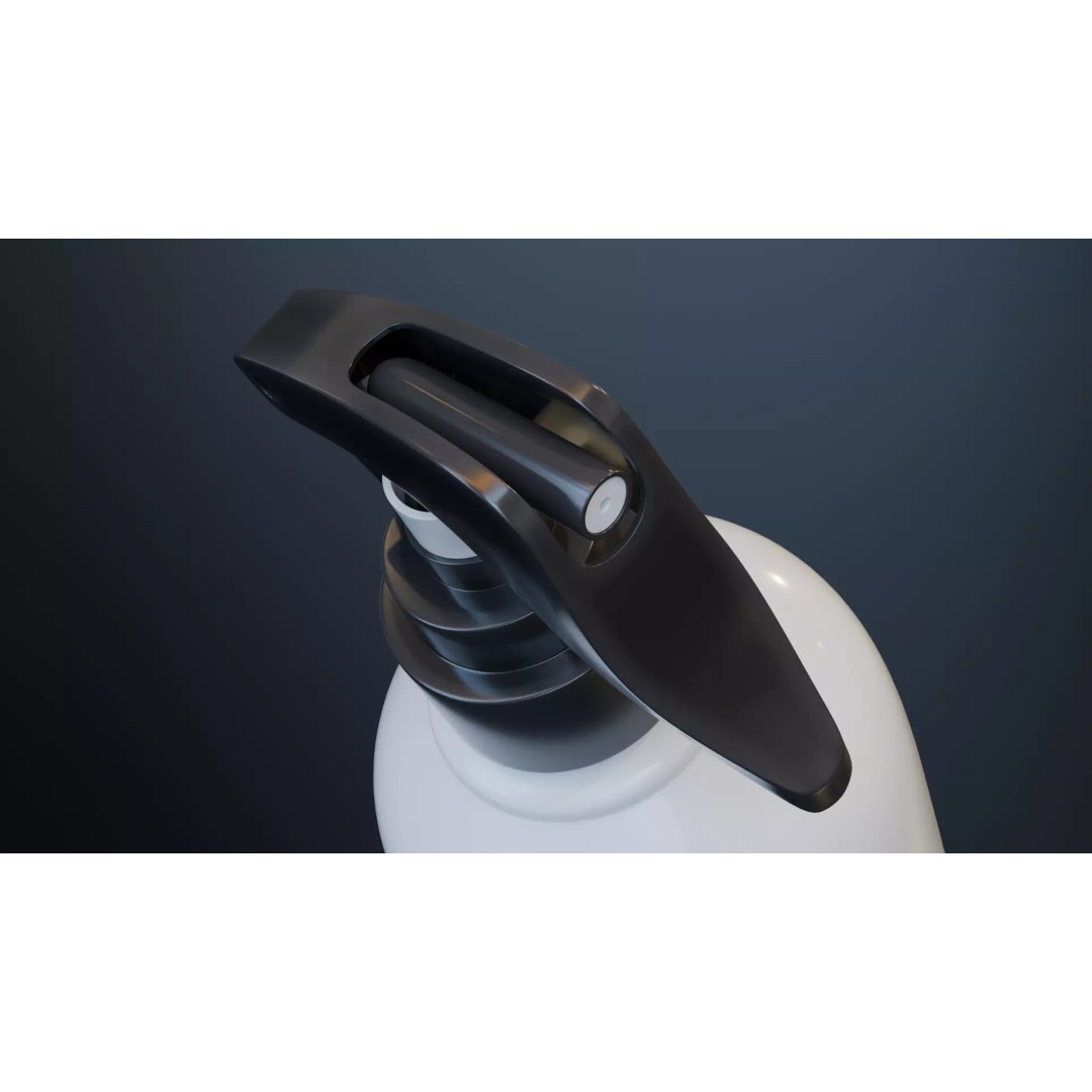 Ant Killer Spray Bottle 3D Model – Realistic Plastic Design, FBX - View 7