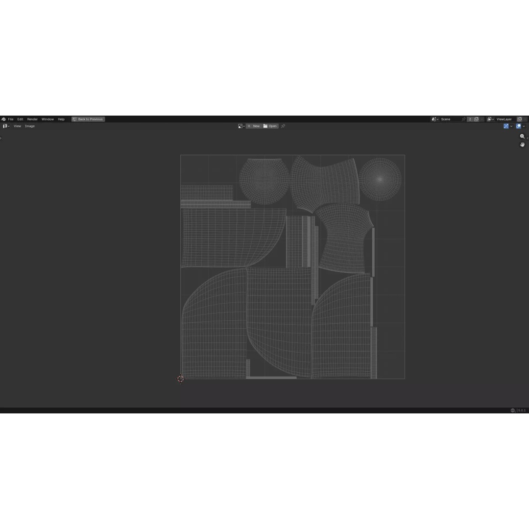 Wood Scoop 3D Model – Low Poly PBR Kitchenware, FBX, OBJ - View 36