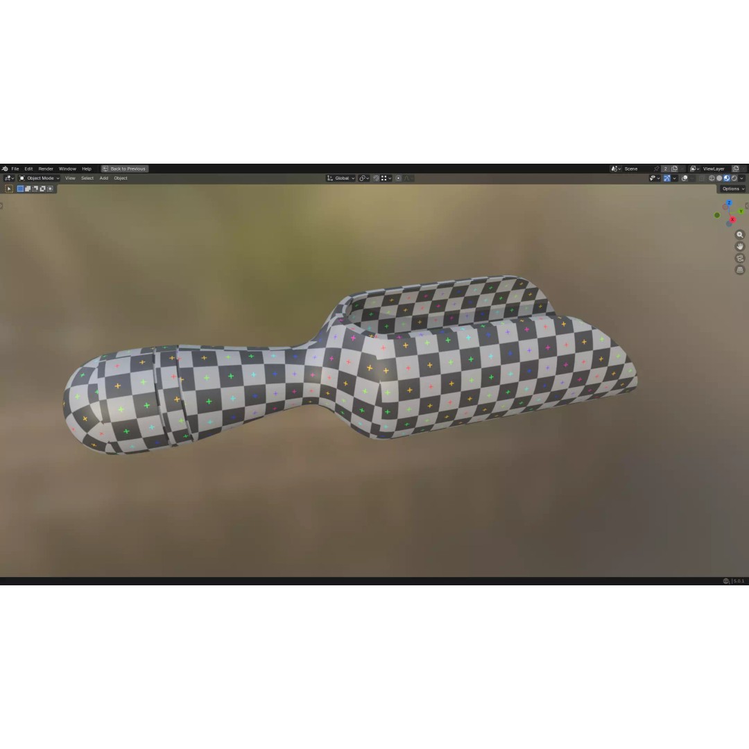 Wood Scoop 3D Model – Low Poly PBR Kitchenware, FBX, OBJ - View 39