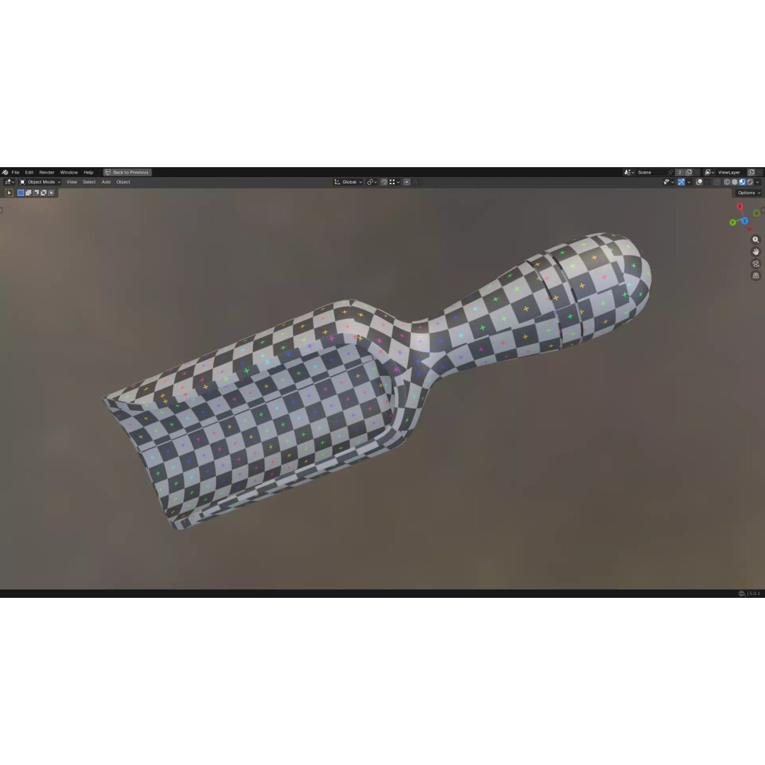 Wood Scoop 3D Model – Low Poly PBR Kitchenware, FBX, OBJ - View 42