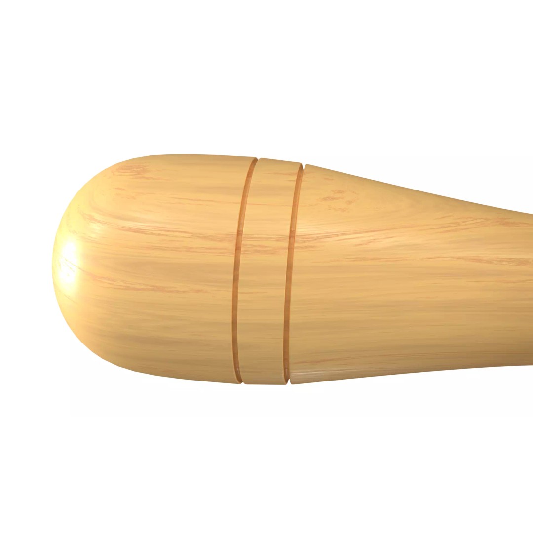 Wood Scoop 3D Model – Low Poly PBR Kitchenware, FBX, OBJ - View 6