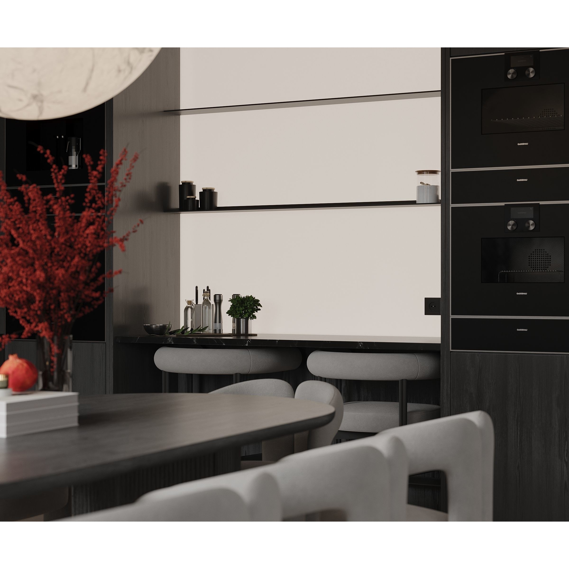 Interior Bedroom and Living Room - Game-Ready 3D Model - View 10