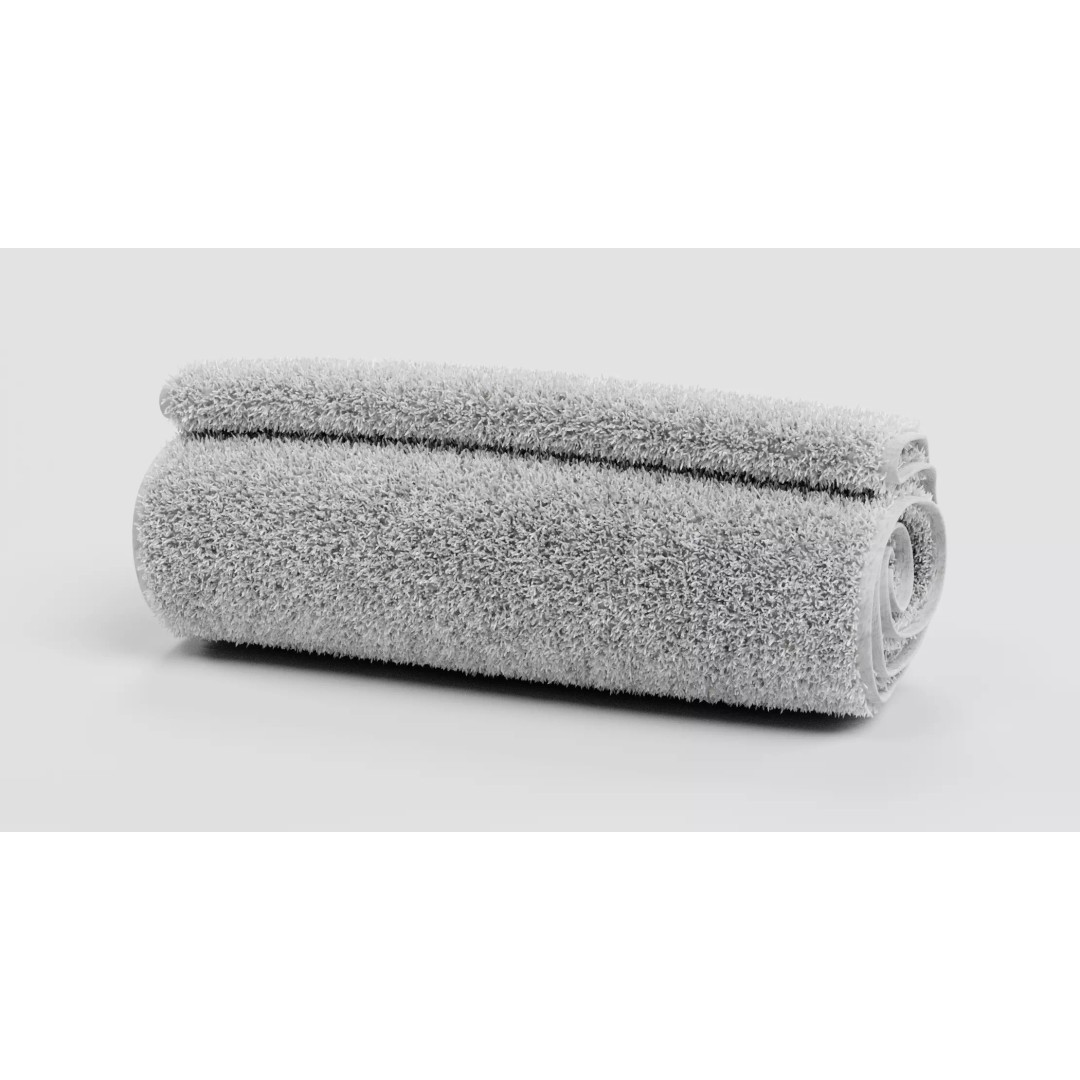 Rolled Towel 3D Model – Realistic Bathroom Linen, Blender PBR - View 6