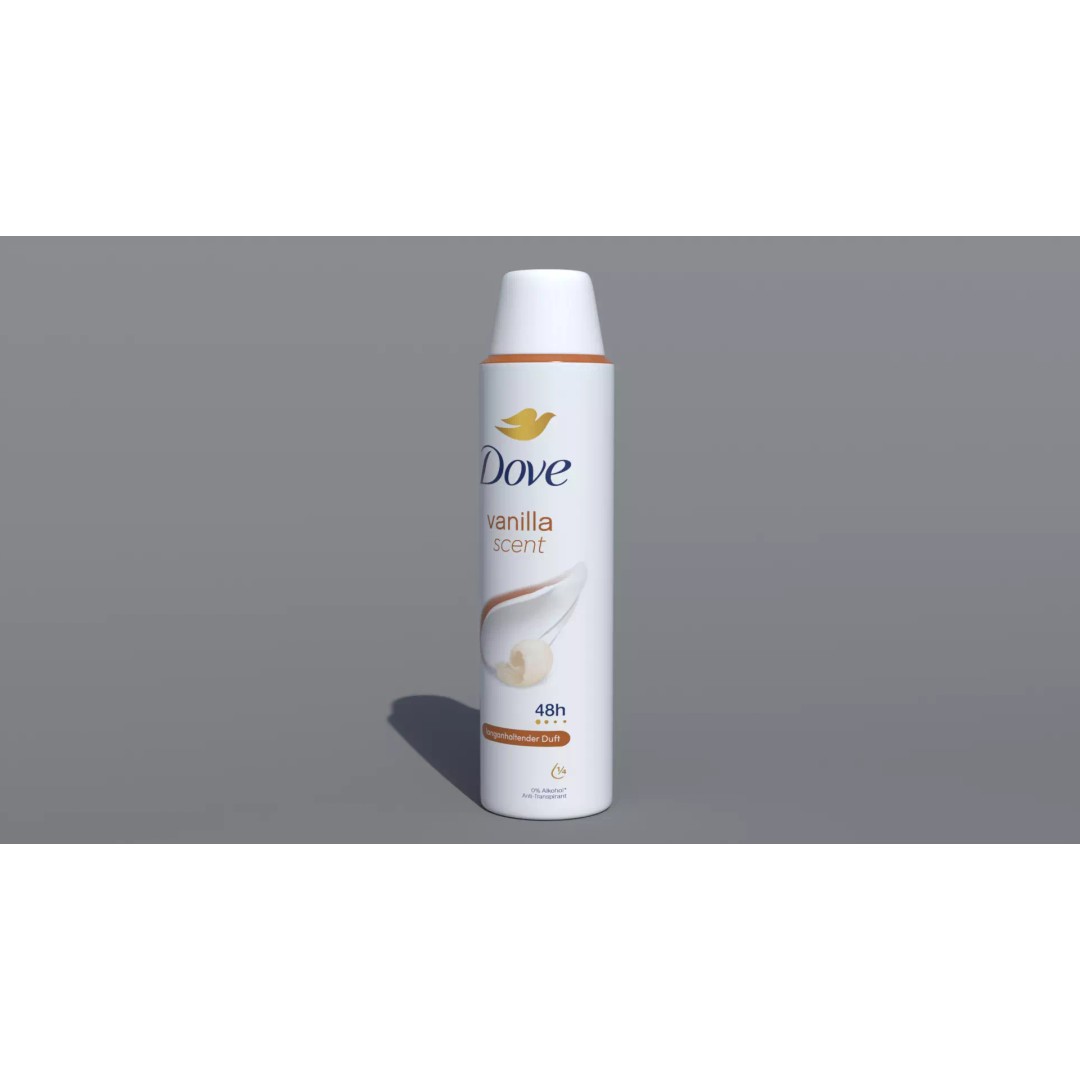 Dove Vanilla Scent Deodorant 3D Model – PBR Polygon Mesh, OBJ, FBX - View 10