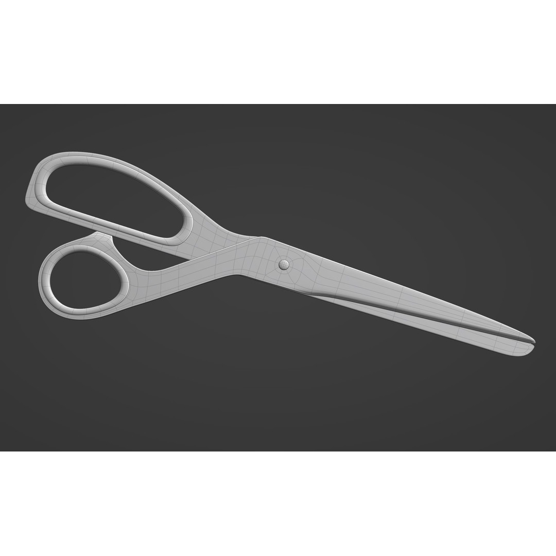 Brass Scissors 3D Model – High Poly PBR Asset, FBX - View 11