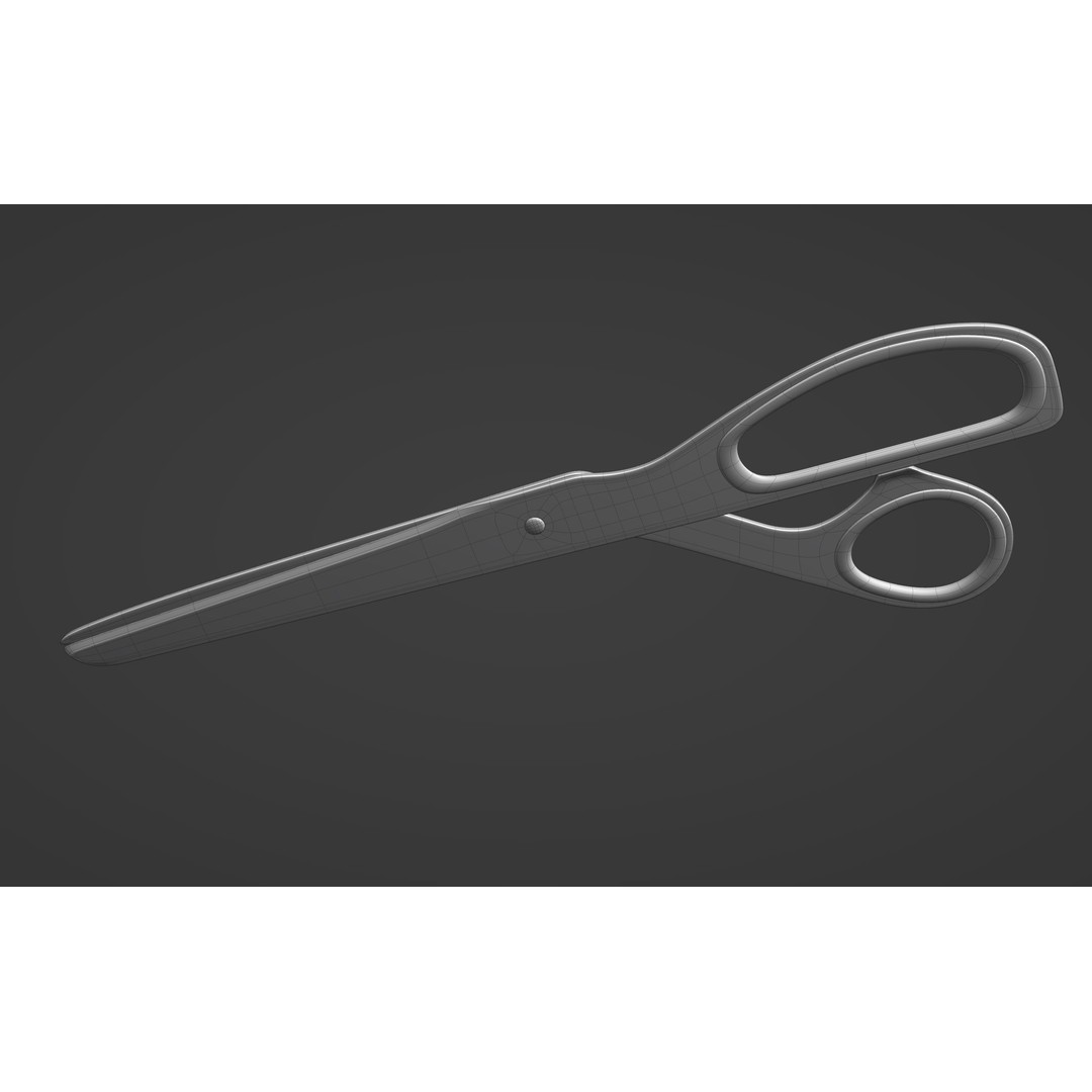 Brass Scissors 3D Model – High Poly PBR Asset, FBX - View 15
