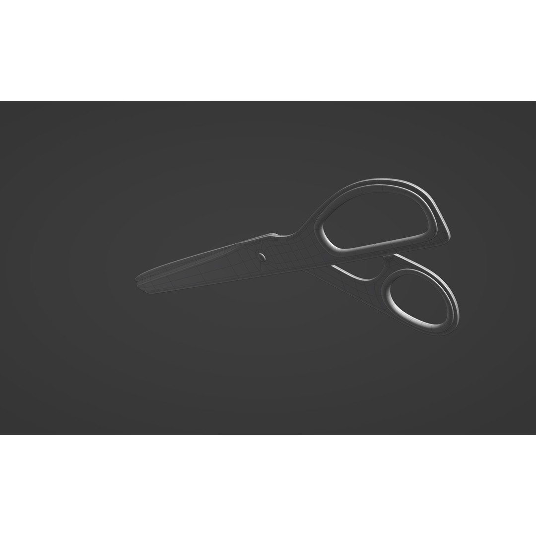 Brass Scissors 3D Model – High Poly PBR Asset, FBX - View 16