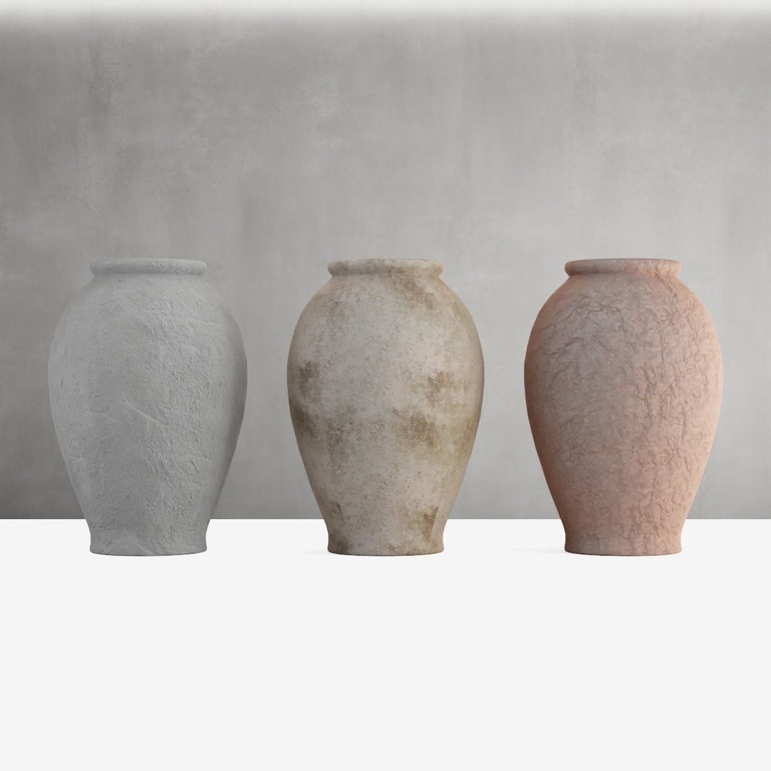 Decorative Vase 3D Model – Low Poly Game Ready, FBX - View 5