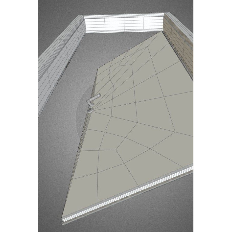 Openable Door 3D Model – Animated Low Poly Asset for Blender, FBX - View 18