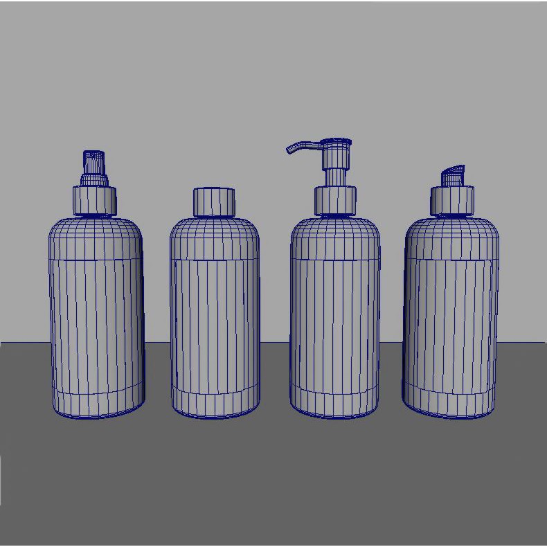 Bodycare Cosmetic Set 3D Model – Realistic PBR Asset, FBX - View 8