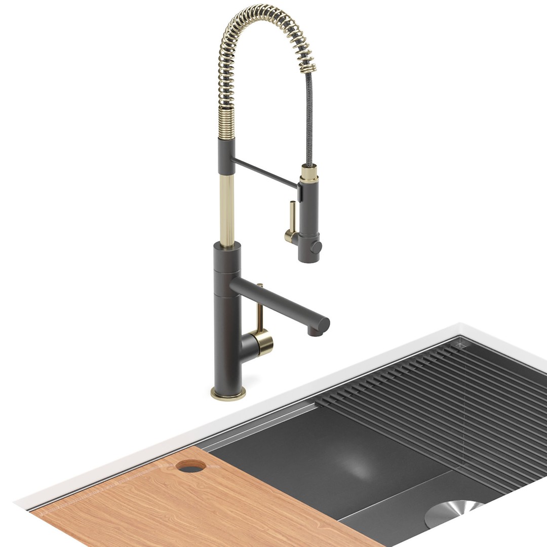 KRAUS Kitchen Sink 3D Model – Modern Design, PBR Textures, FBX - View 7