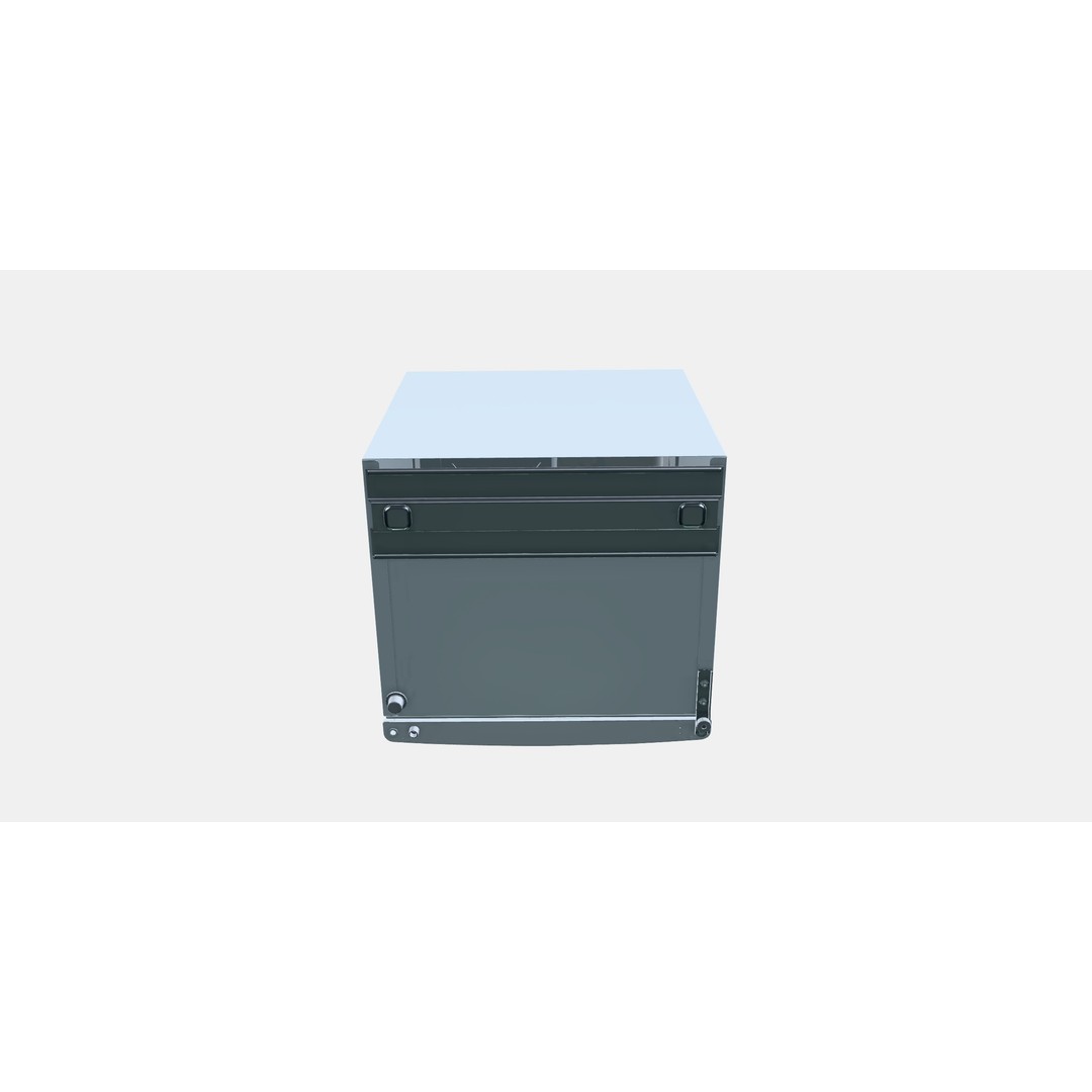 TILLREDA Fridge 3D Model – Low Poly Kitchen Appliance, FBX - View 8