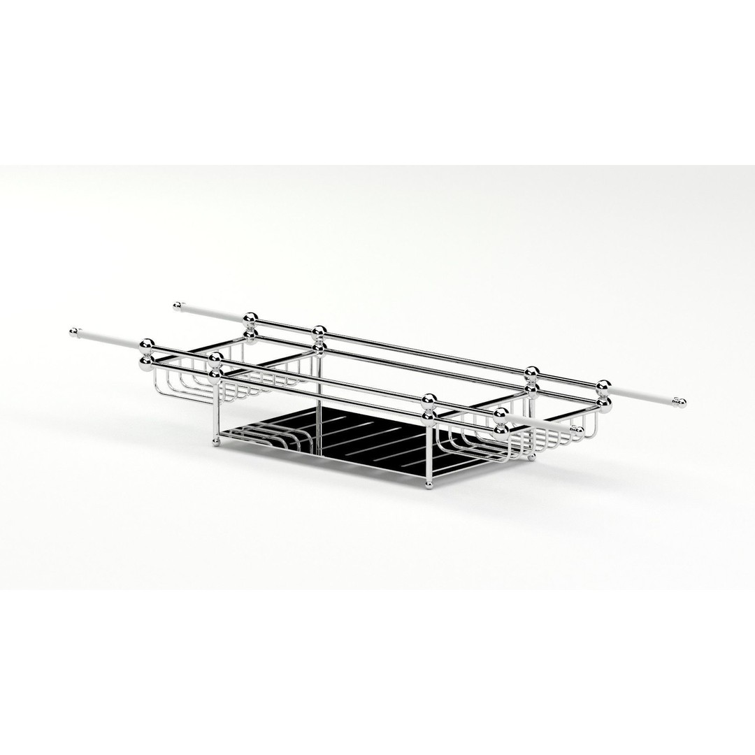 Decoration 26 Tub Rack 3D Model – Kitchen Furniture, FBX, PBR Materials - View 11