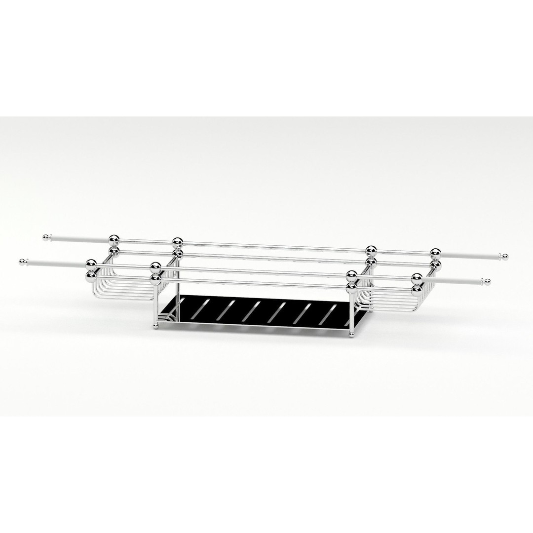 Decoration 26 Tub Rack 3D Model – Kitchen Furniture, FBX, PBR Materials - View 12
