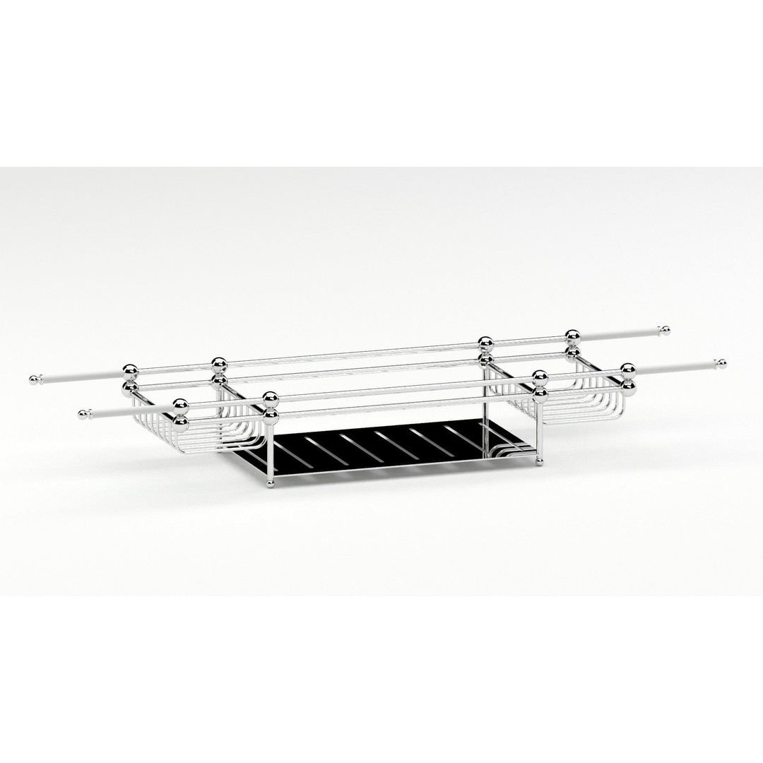 Decoration 26 Tub Rack 3D Model – Kitchen Furniture, FBX, PBR Materials - View 13