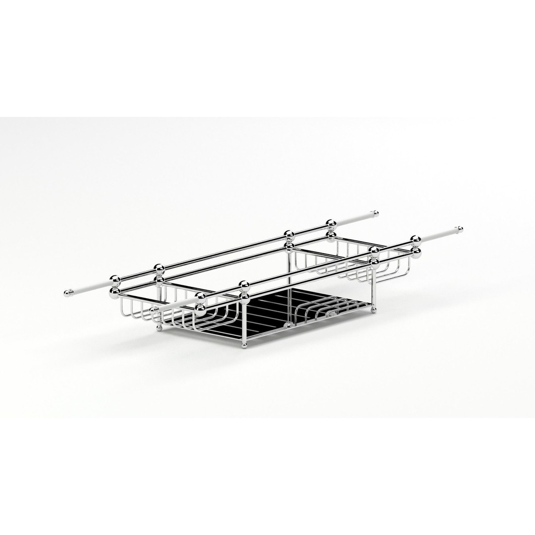 Decoration 26 Tub Rack 3D Model – Kitchen Furniture, FBX, PBR Materials - View 14