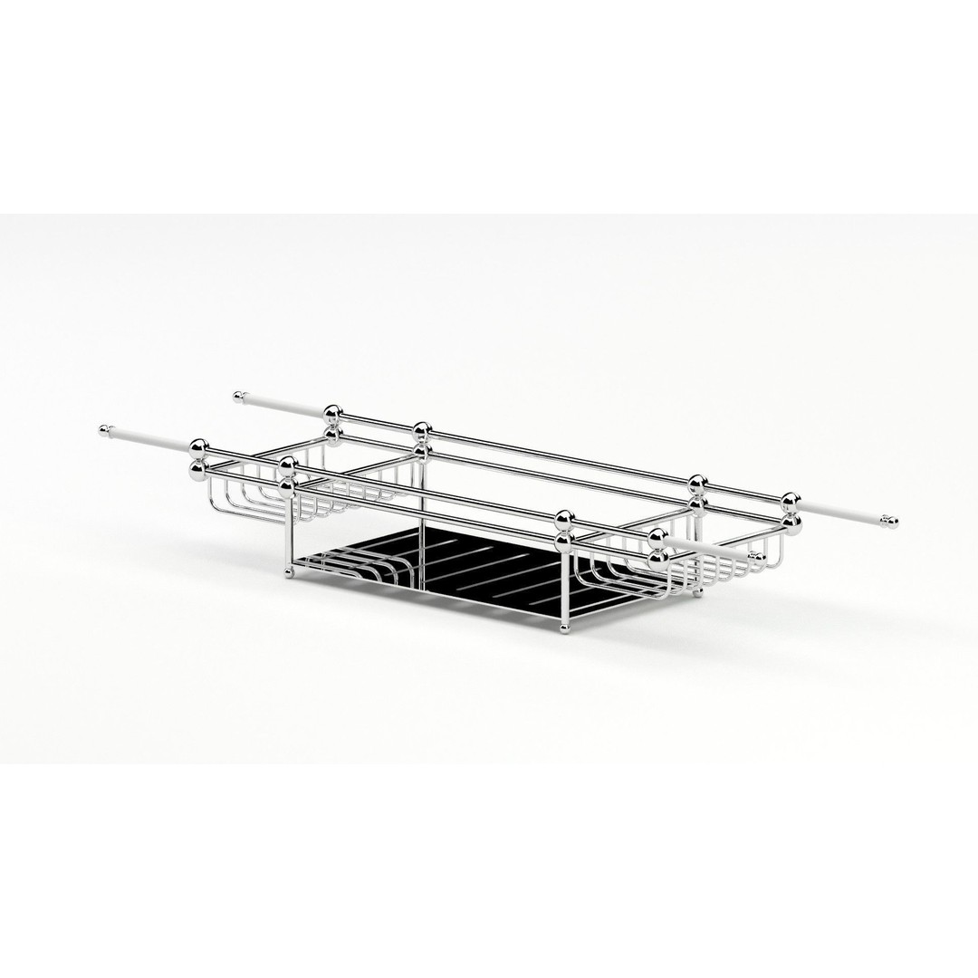 Decoration 26 Tub Rack 3D Model – Kitchen Furniture, FBX, PBR Materials - View 17