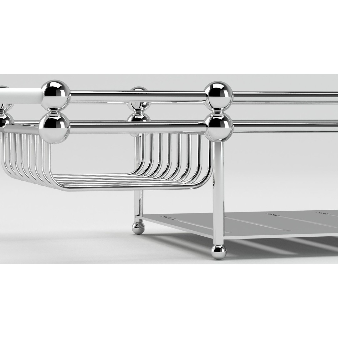 Decoration 26 Tub Rack 3D Model – Kitchen Furniture, FBX, PBR Materials - View 5