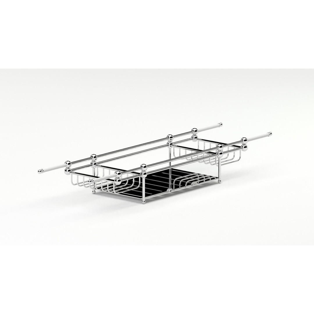Decoration 26 Tub Rack 3D Model – Kitchen Furniture, FBX, PBR Materials - View 8