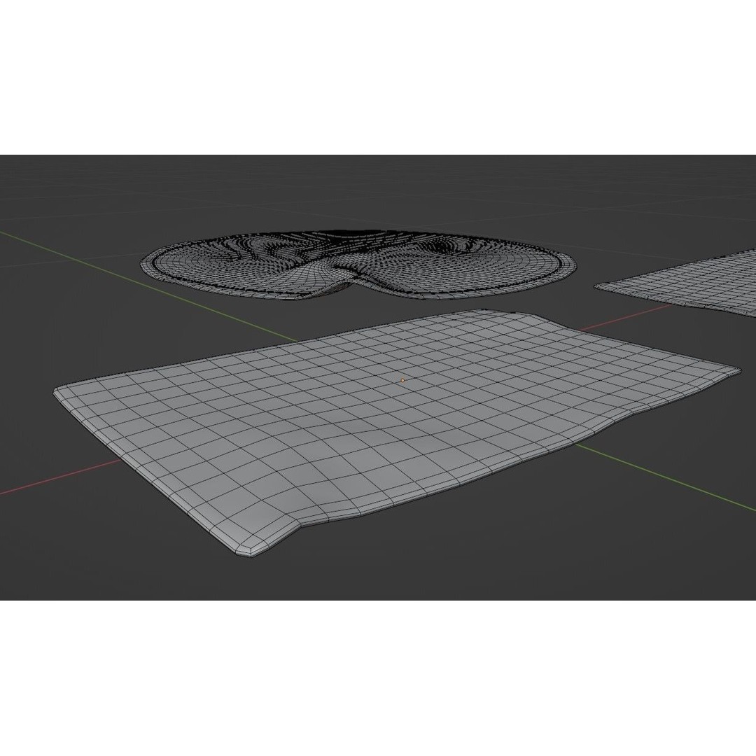 High Poly Floor Rugs 3D Model – Realistic Interior Decoration, OBJ, Blender
