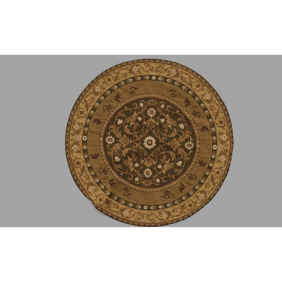 High Poly Floor Rugs 3D Model – Realistic Interior Decoration, OBJ, Blender - View 5
