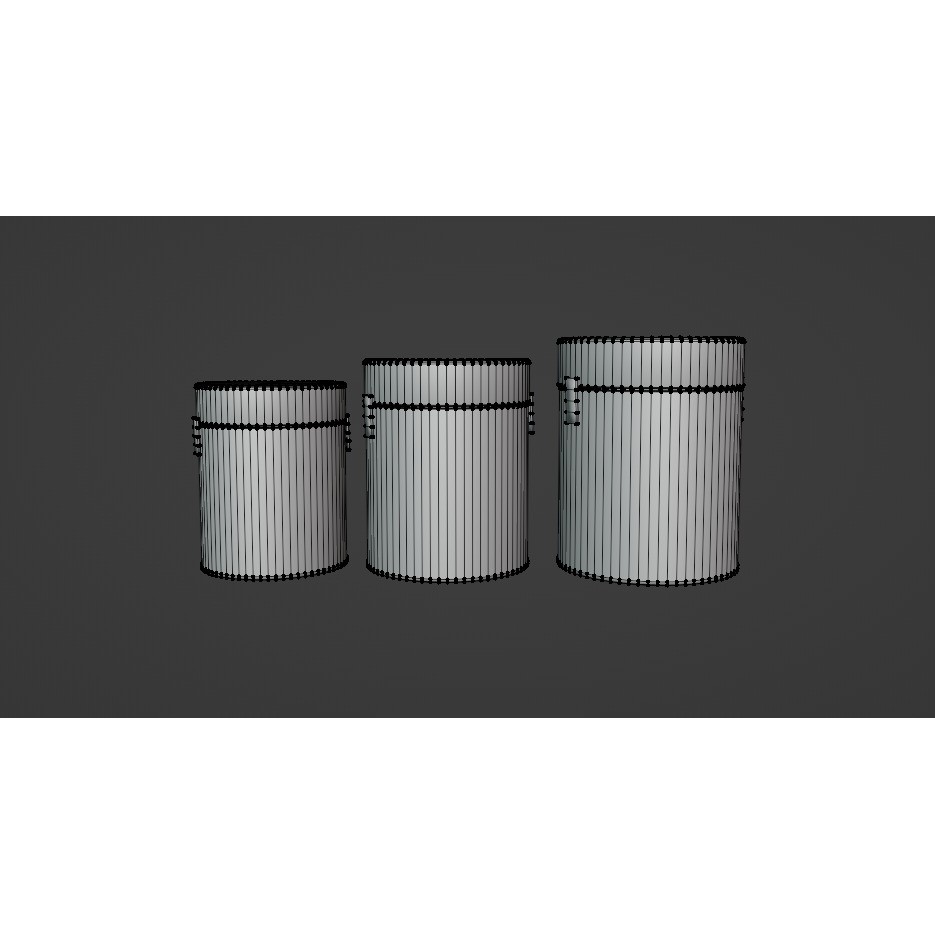 Kitchen Storage Jars 3D Model – Realistic PBR Asset, FBX, OBJ