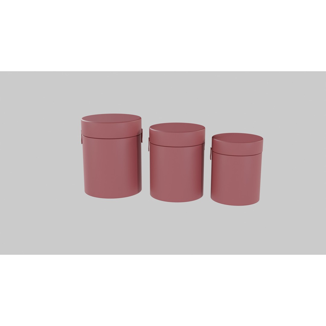 Kitchen Storage Jars 3D Model – Realistic PBR Asset, FBX, OBJ - View 4