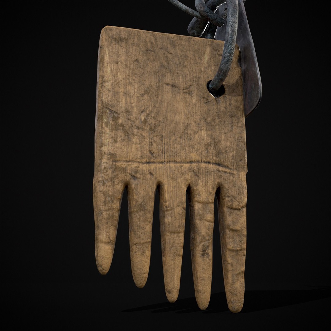 Viking Beard Comb 3D Model – Low Poly Game Asset, FBX & OBJ - View 14