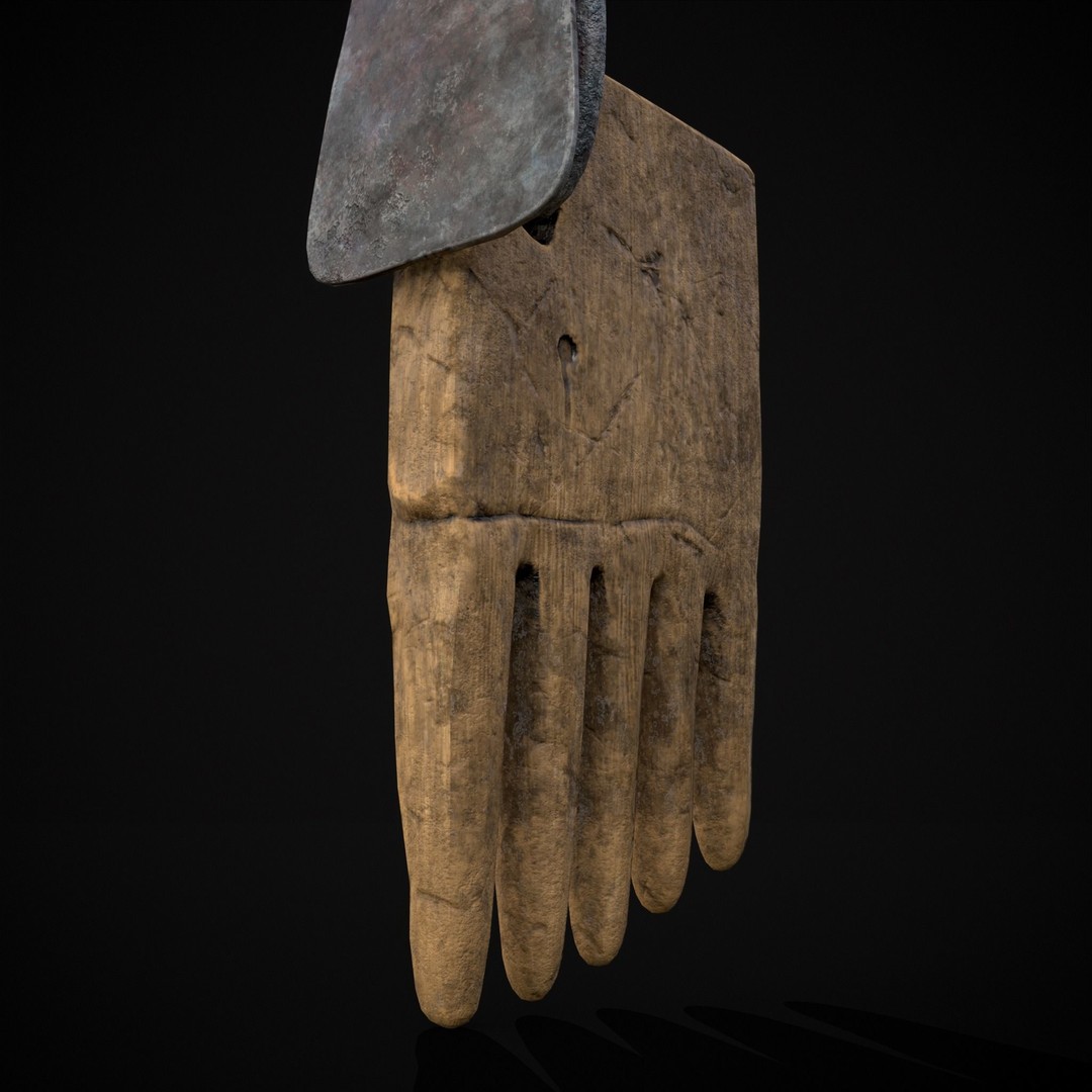 Viking Beard Comb 3D Model – Low Poly Game Asset, FBX & OBJ - View 18