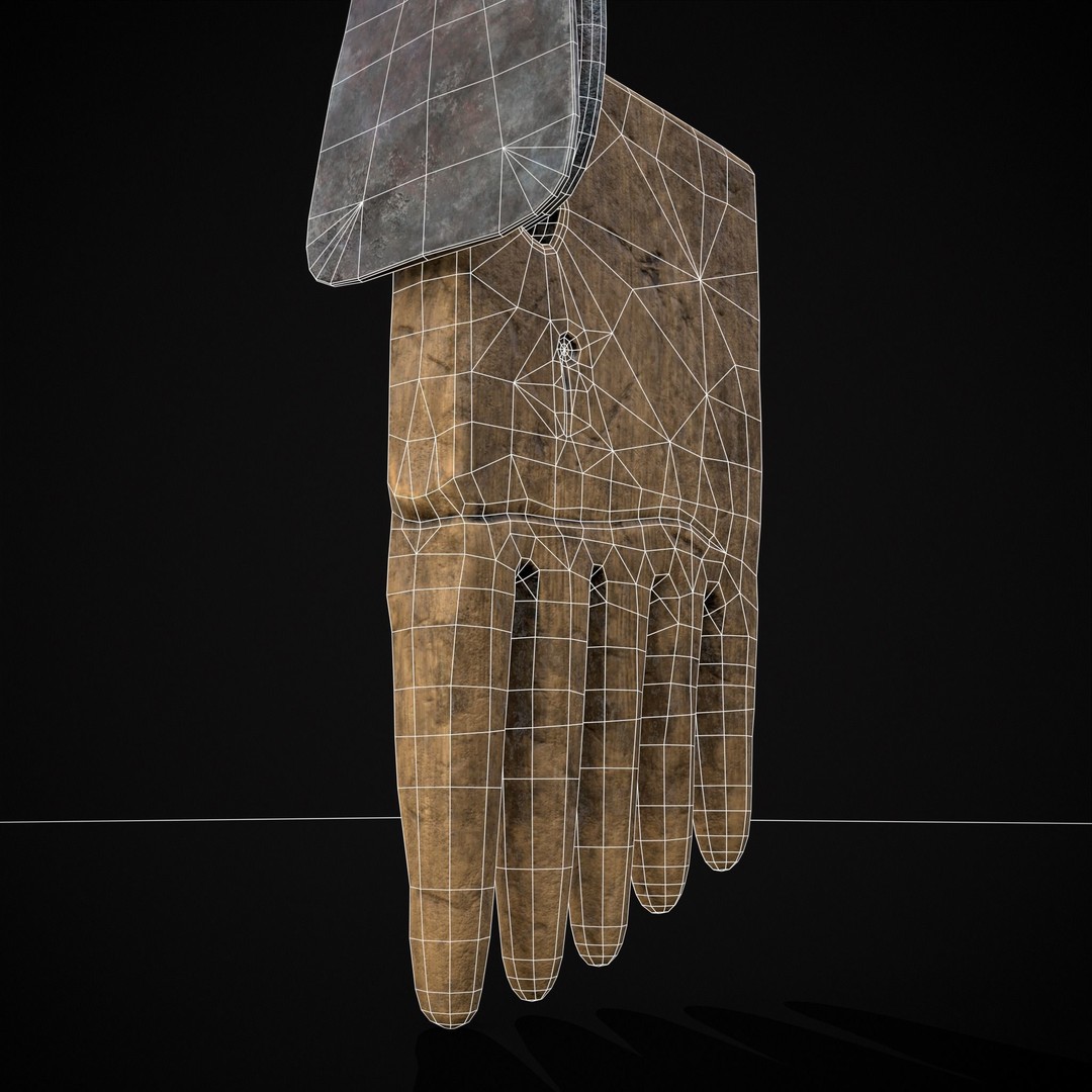 Viking Beard Comb 3D Model – Low Poly Game Asset, FBX & OBJ - View 19