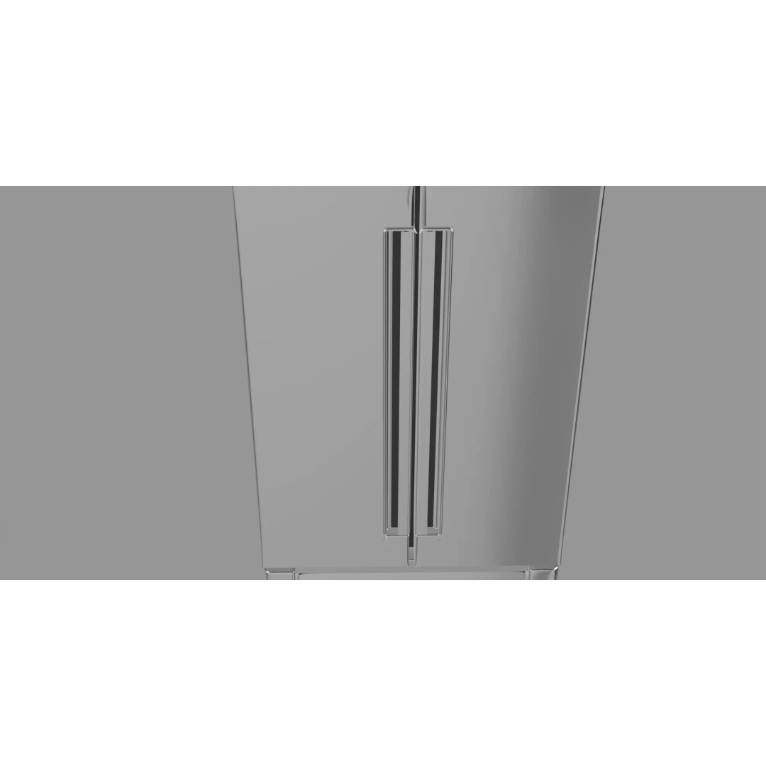 Double Door Refrigerator 3D Model – High Poly Kitchen Appliance, FBX - View 9