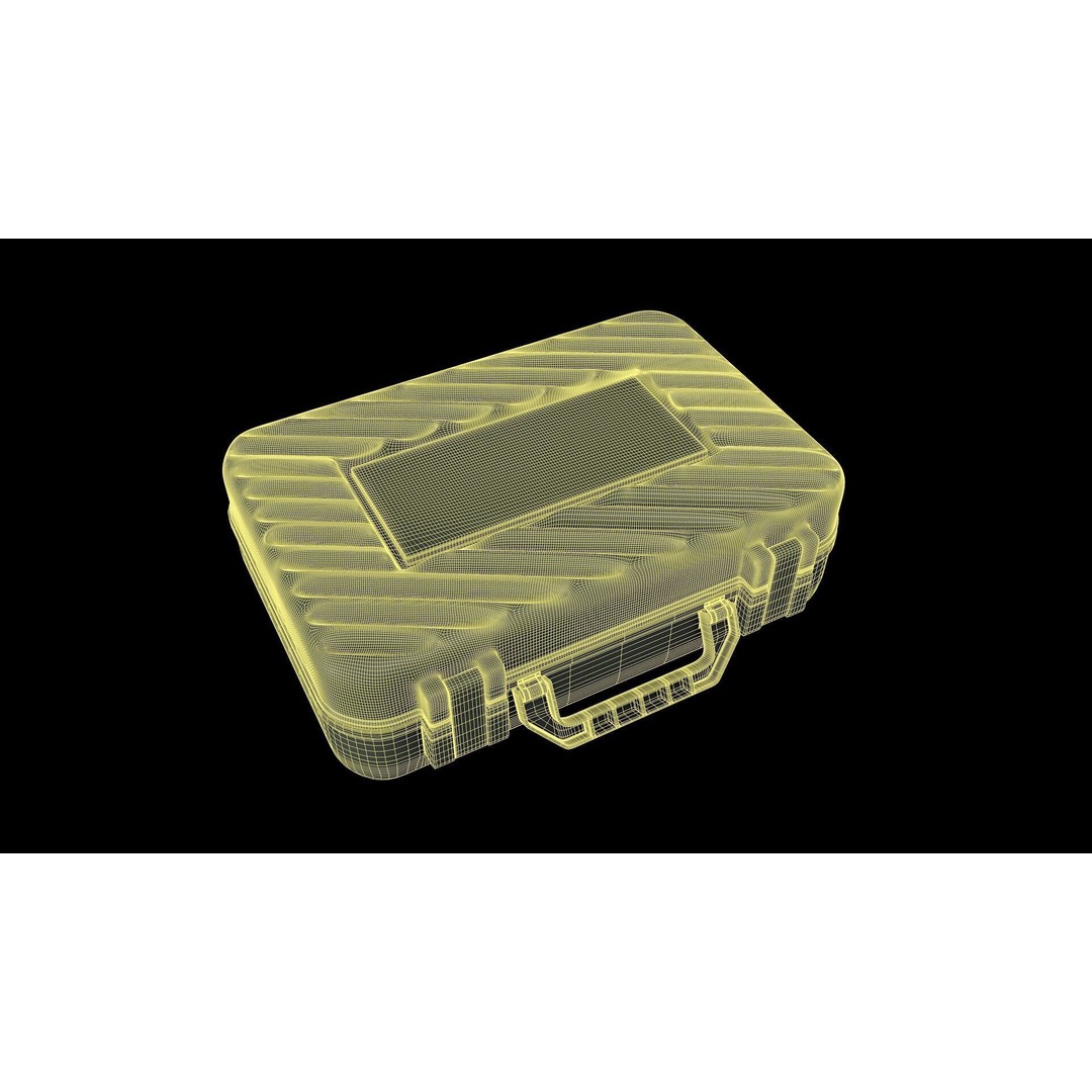 Impact Resistant Tool Case 3D Model – Polygon Mesh, Materials, FBX