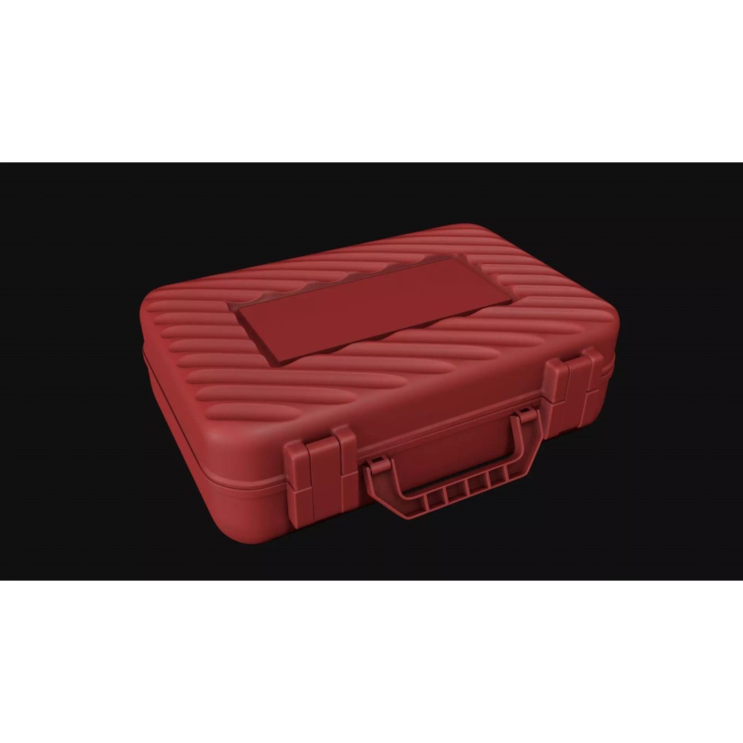 Impact Resistant Tool Case 3D Model – Polygon Mesh, Materials, FBX - View 2
