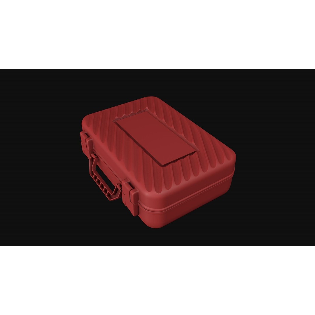 Impact Resistant Tool Case 3D Model – Polygon Mesh, Materials, FBX - View 3