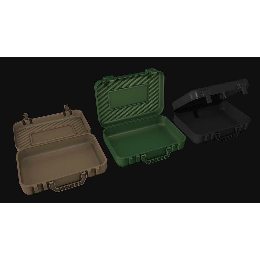 Impact Resistant Tool Case 3D Model – Polygon Mesh, Materials, FBX - View 6