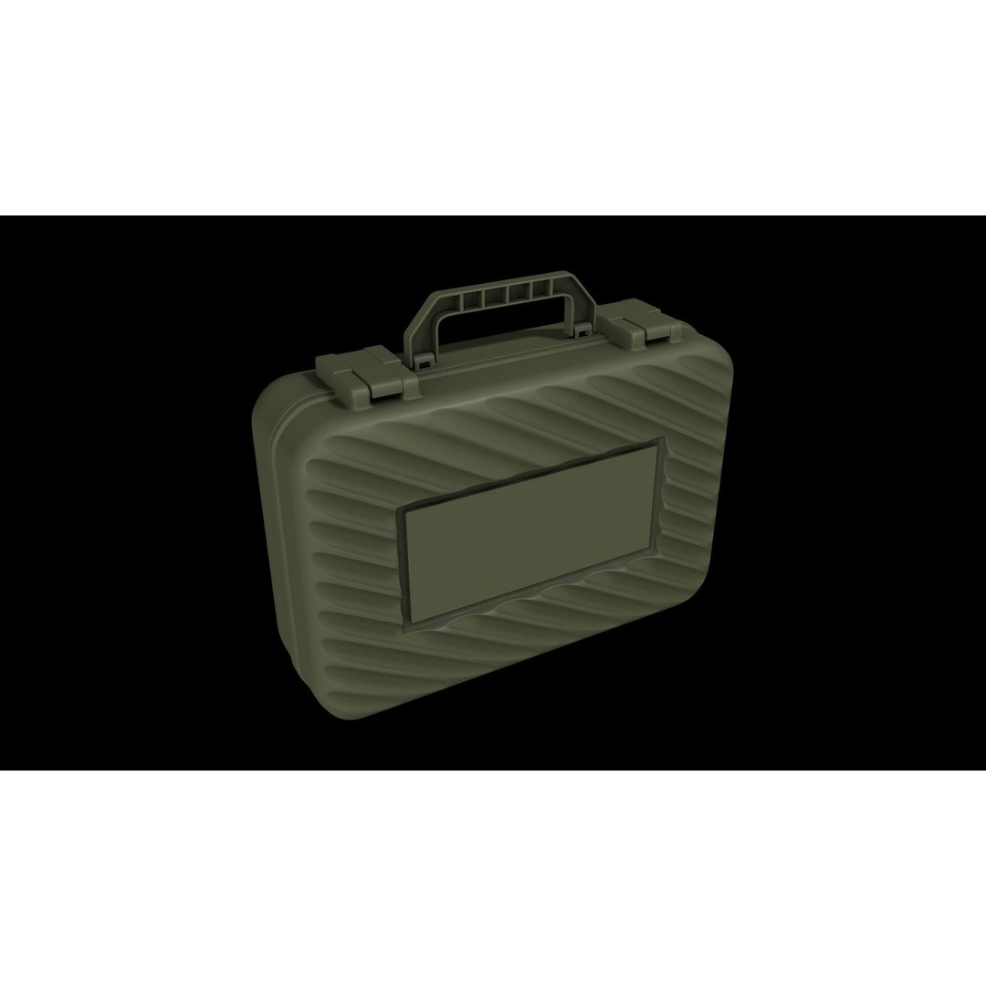Impact Resistant Tool Case 3D Model – Polygon Mesh, Materials, FBX - View 7