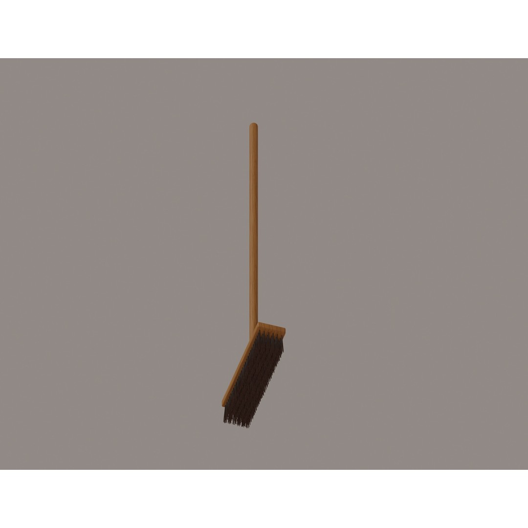 Outdoor Broom 3D Model – PBR Textured Game Asset, FBX, OBJ - View 10