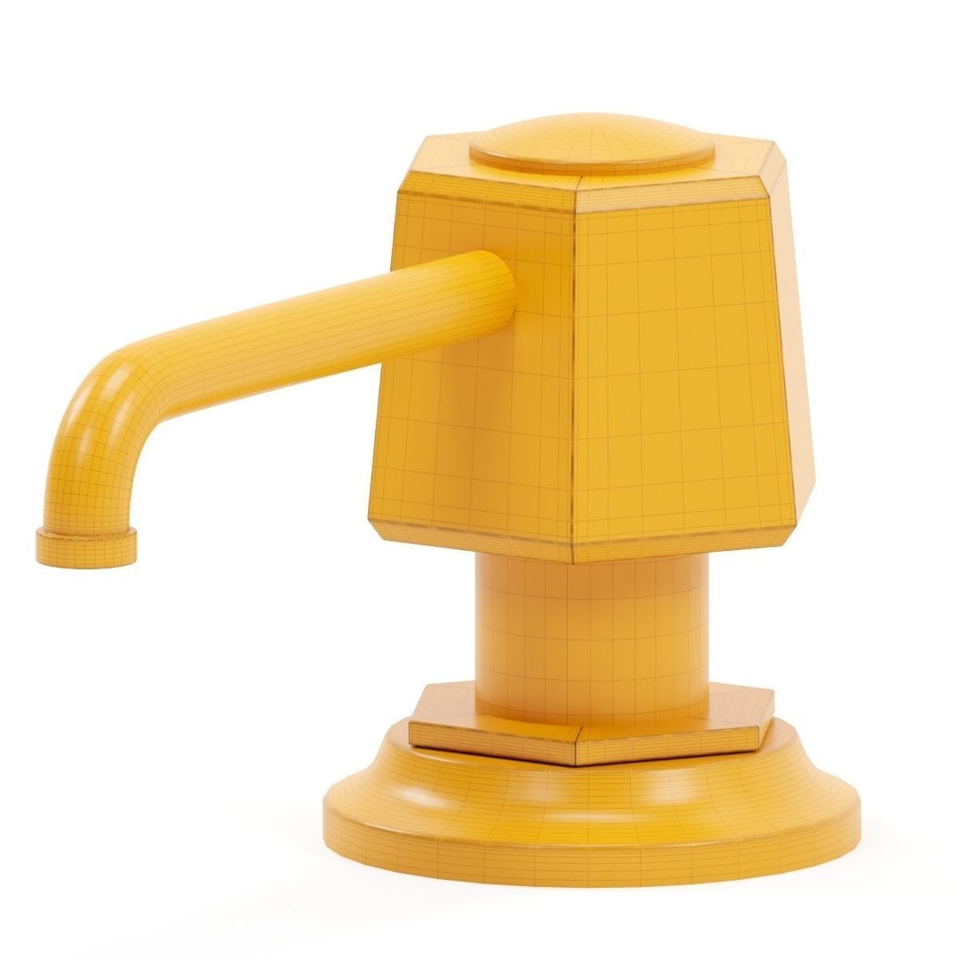BRIZO Kitchen Faucet 3D Model – Modern Design, PBR Textures, FBX - View 16