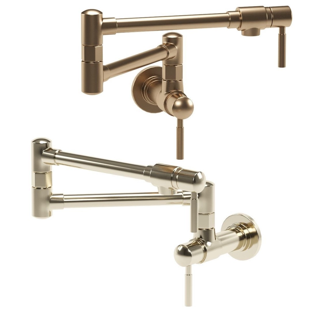 BRIZO Kitchen Faucet 3D Model – Modern Design, PBR Textures, FBX - View 6