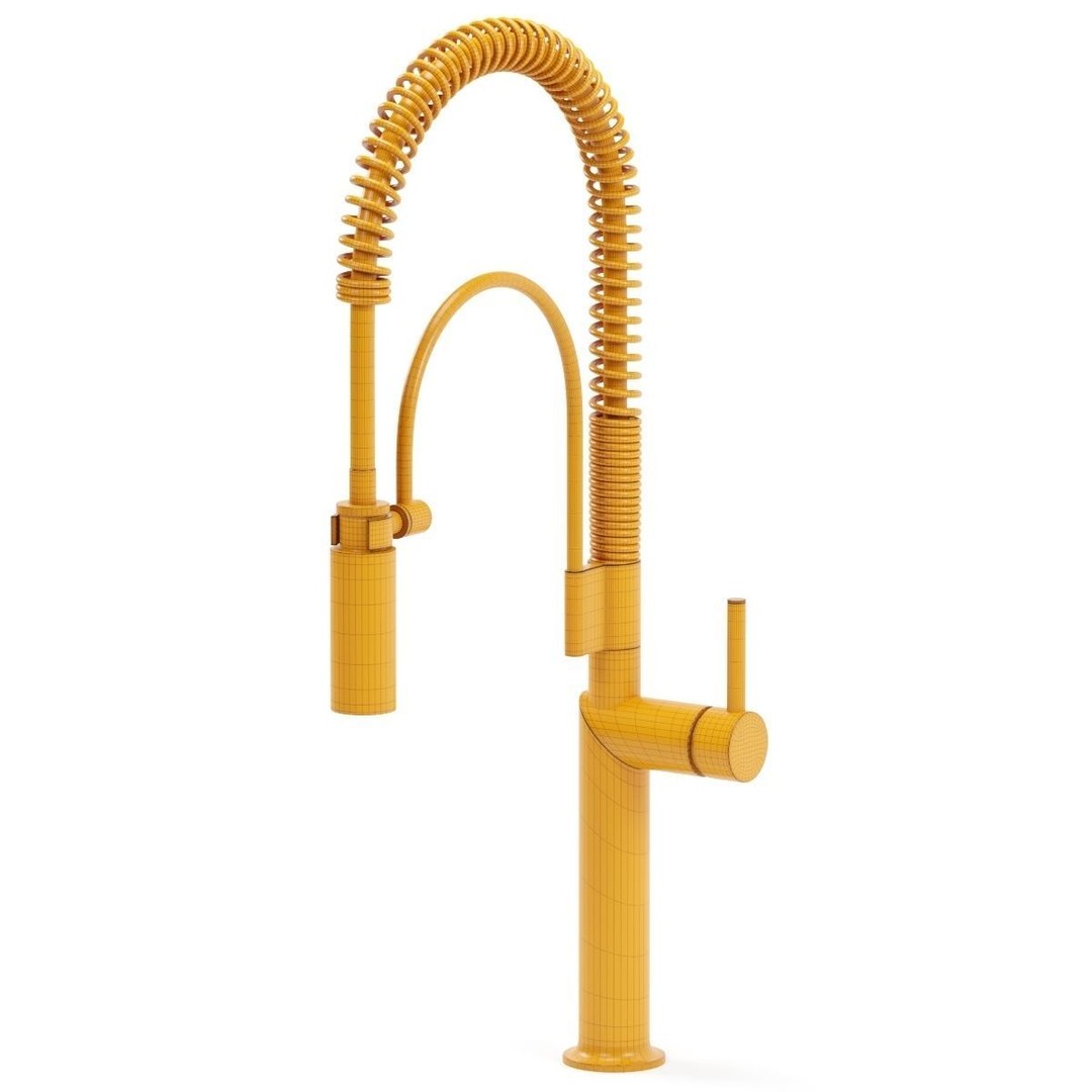 BRIZO Kitchen Faucet 3D Model – Modern Design, PBR Textures, FBX - View 8