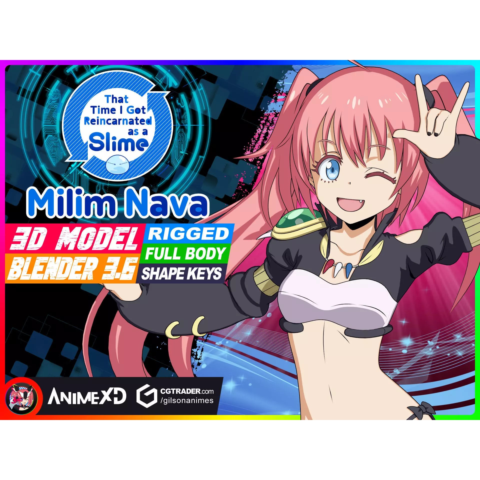 Millim Nava - Low-Poly Game-Ready 3D Model - View 2