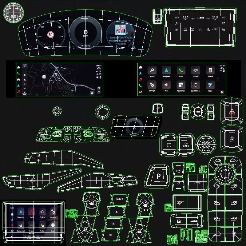 2024 Porsche Panamera Turbo E-Hybrid - High-Quality 3D Model