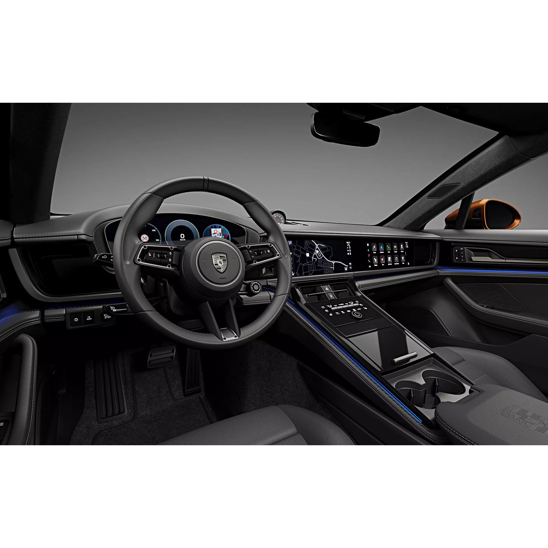 2024 Porsche Panamera Turbo E-Hybrid - High-Quality 3D Model - View 17