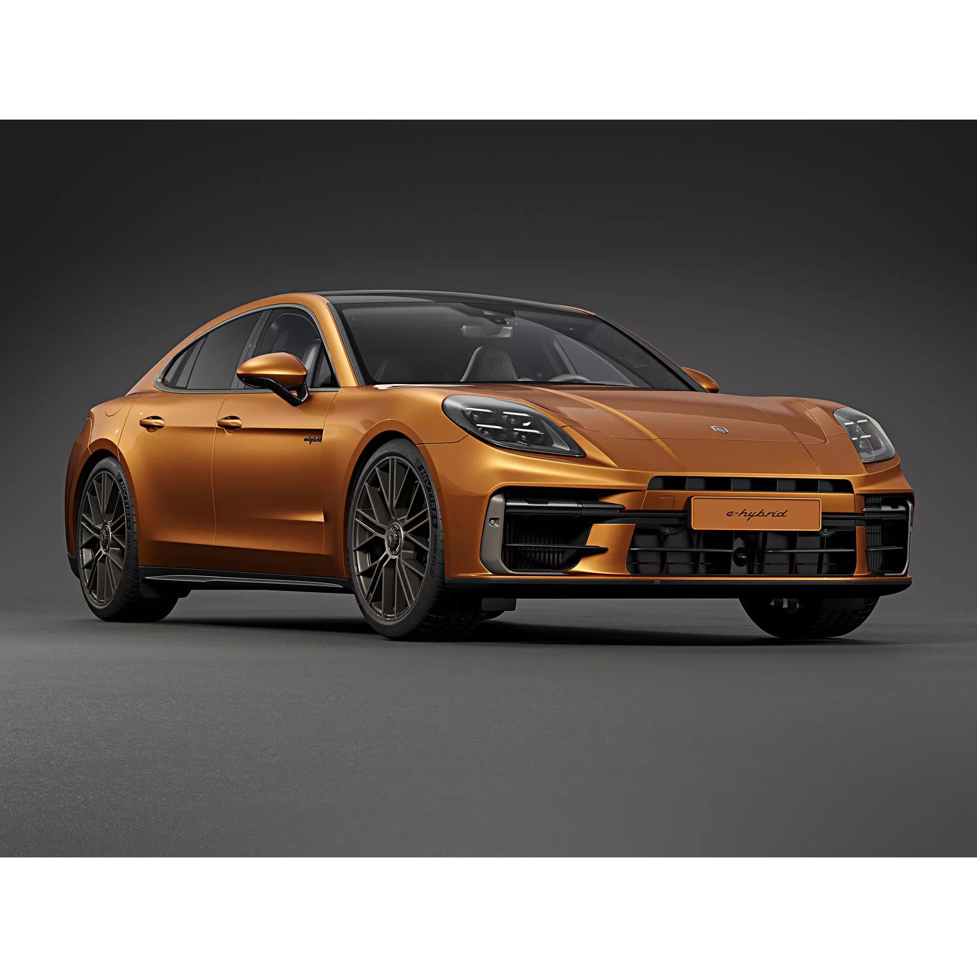 2024 Porsche Panamera Turbo E-Hybrid - High-Quality 3D Model - View 2